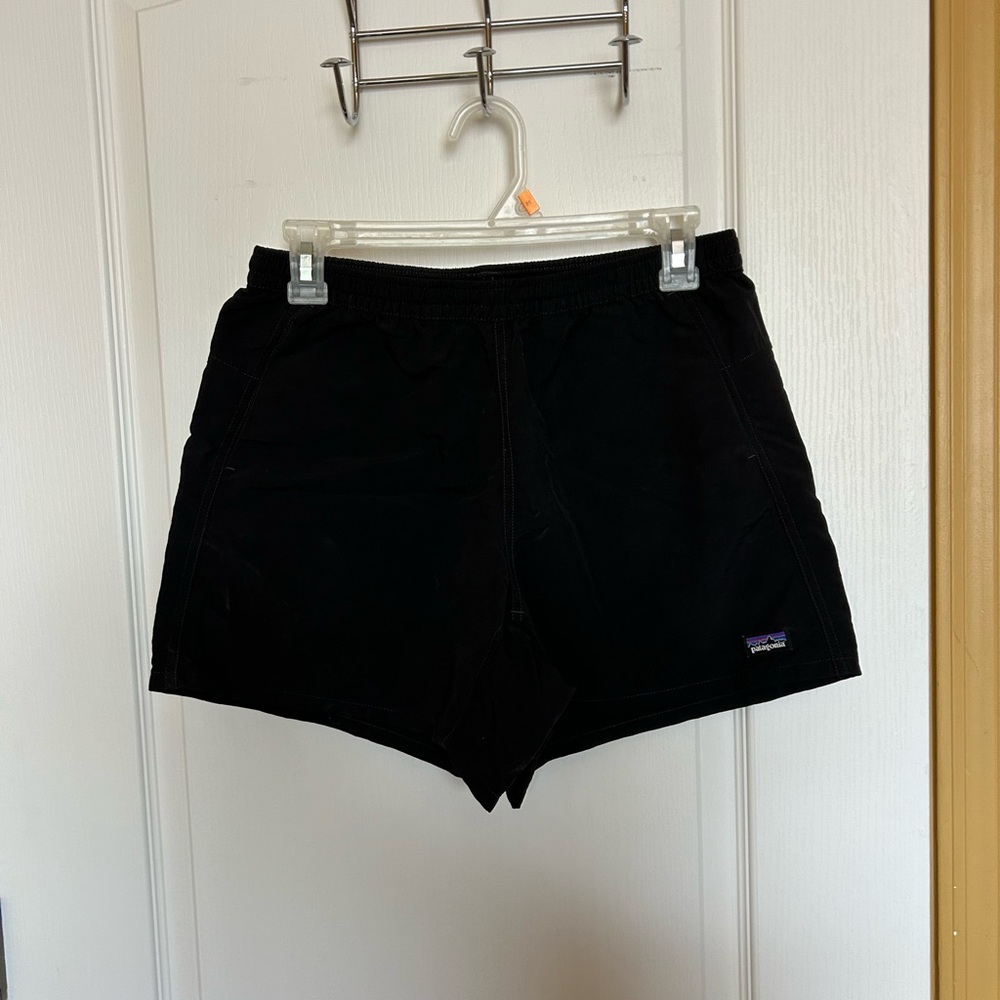 Patagonia Black Athletic Shorts Lightweight Performance